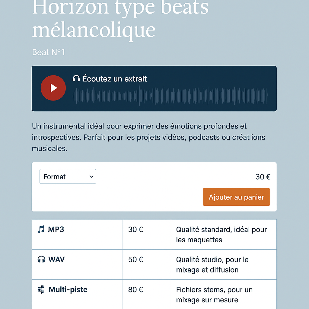 HORIZON TYPE BEATS MELANCOLIQUE (masterisé)